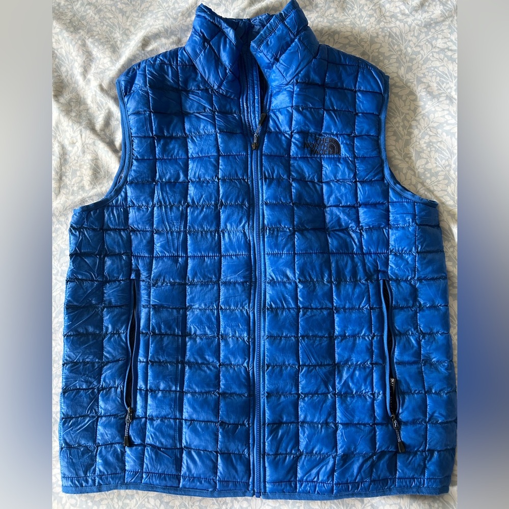 The North Face Men's Vibrant Blue Quilted Vest